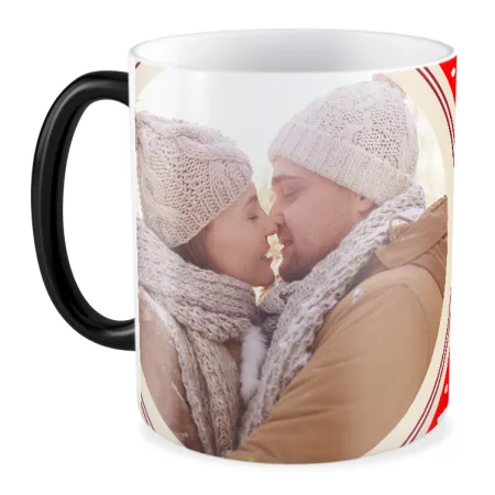 FOTO Kubek magiczny 330ml WALENTYNKI